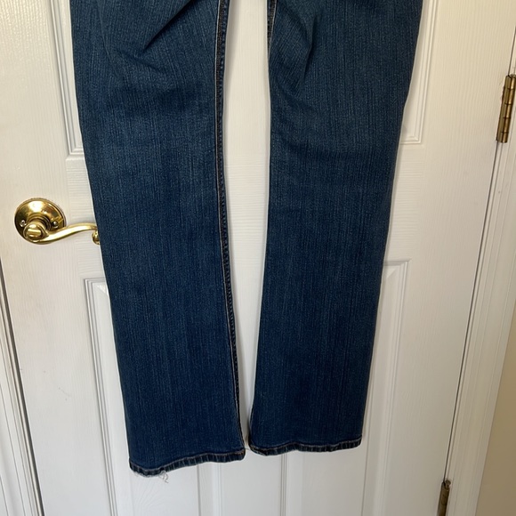 Ann Taylor LOFT Curvy Boot Denim Jeans Women's 28/6 Blue Cotton Blend Low Rise - Picture 11 of 16